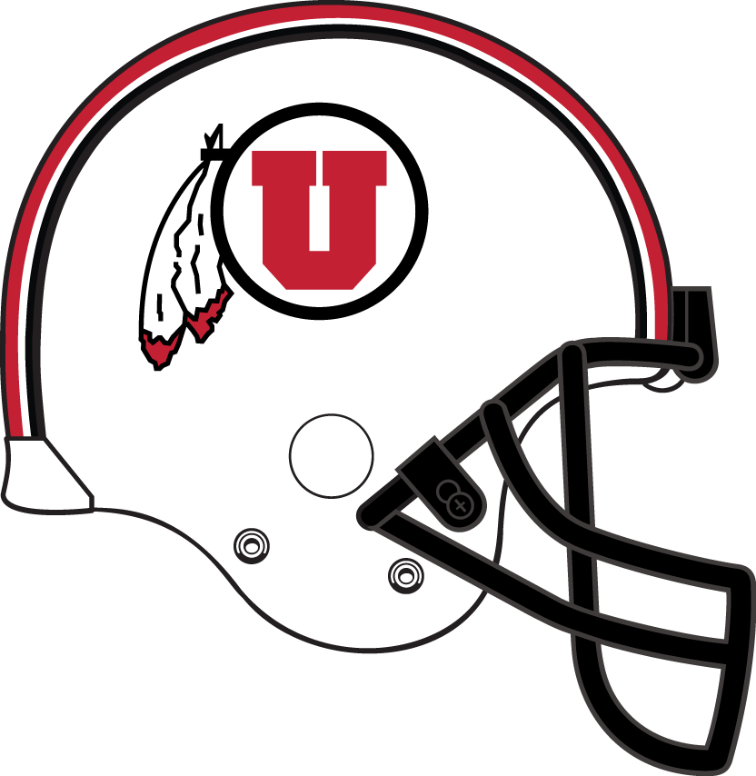 Utah Utes 2014-Pres Helmet Logo v2 diy DTF decal sticker